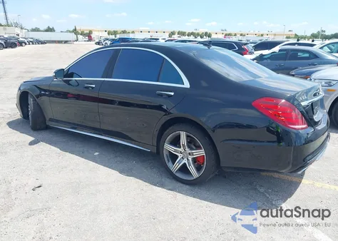 2015 Mercedes-Benz S 63 Amg 4Matic из США, поврежденный, VIN WDDUG7JBXFA200754